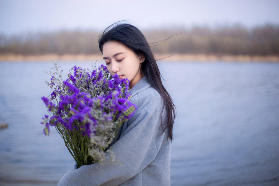 清纯美女迷人清新图